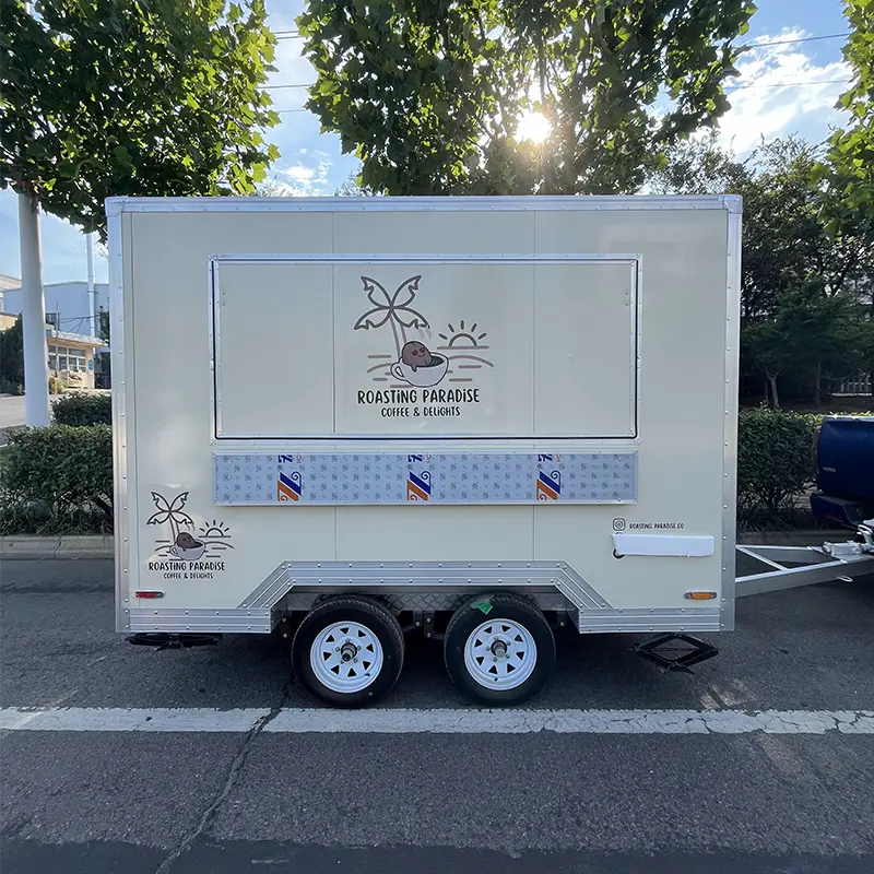Komercialna mobilna prikolica s polno kuhinjo