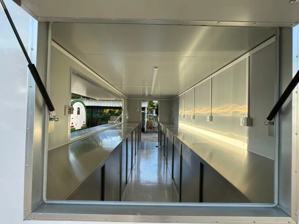 Heavy-Duty Steel Outdoor Street Food Kiosk